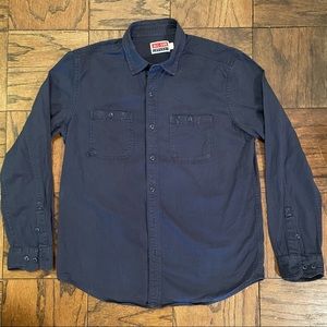 All-Son Surplus & Equipment Brand Blue Cotton long-sleeve Shirt